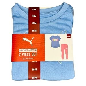 PUMA Toddler Girls Top & Legging 2-Piece Set 18M​